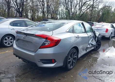 2019 Honda Civic Sport из США, поврежденный, VIN 19XFC2F86KE029040